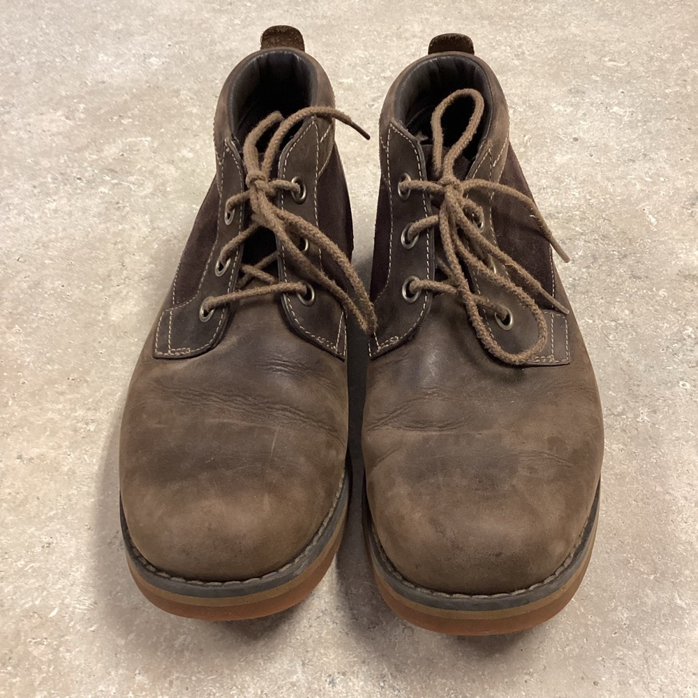 Timberland Men’s SZ 7 Brown Leather Chukka Boots Overlander Outdoors Gorpcore